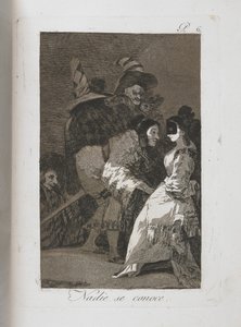 Tallerken fra Los Caprichos, 1797-1798 av Francisco de Goya